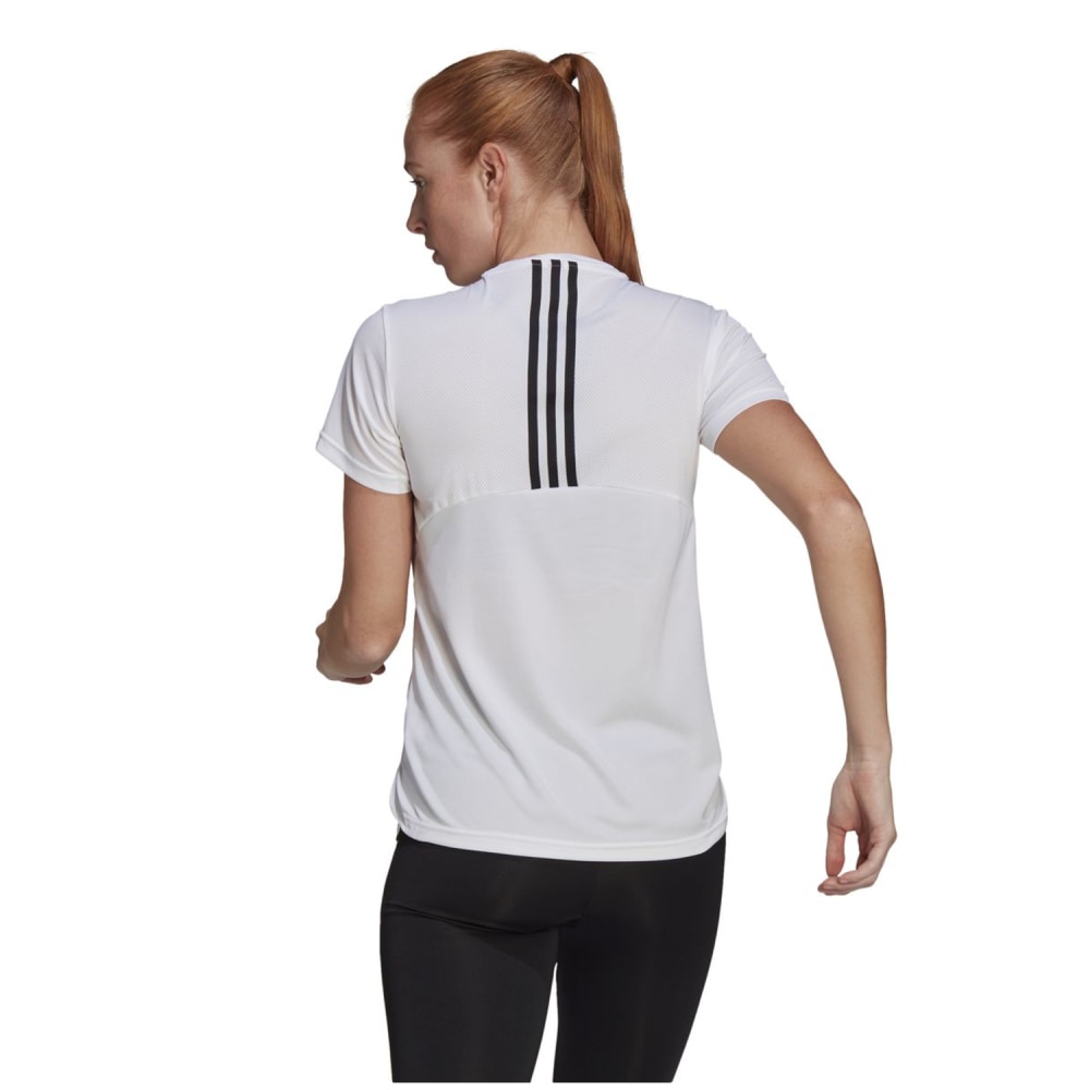 Adidas AEROREADY Designed 2 Move Sport 3-Streifen T-Shirt Damen