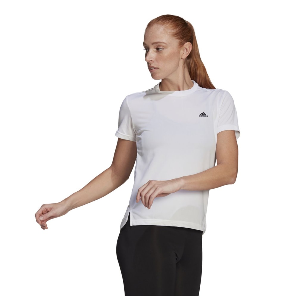 Adidas AEROREADY Designed 2 Move Sport 3-Streifen T-Shirt Damen