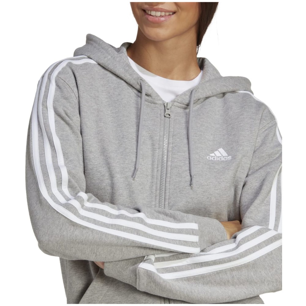 Adidas Essentials 3-Streifen French Terry Regular Kapuzenjacke Damen