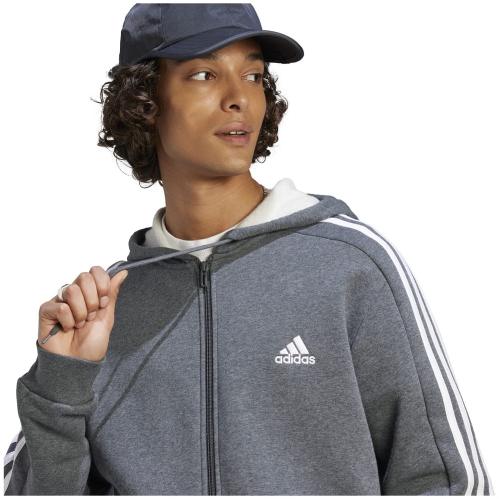 Adidas Essentials 3-Streifen Kapuzenjacke Herren