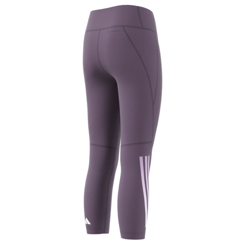 Adidas AEROREADY 3-Streifen High-Rise Optime Pocket 7/8-Leggings Mädchen