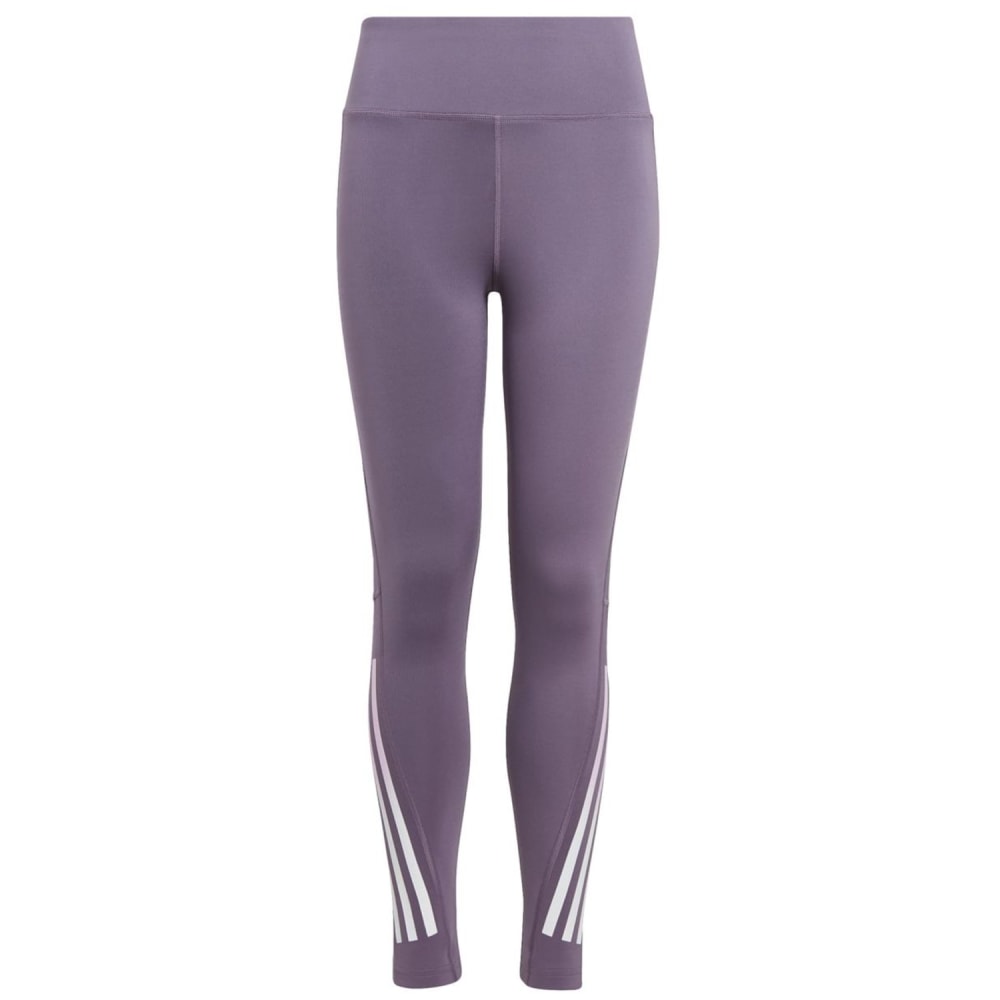 Adidas AEROREADY 3-Streifen High-Rise Optime Pocket 7/8-Leggings Mädchen