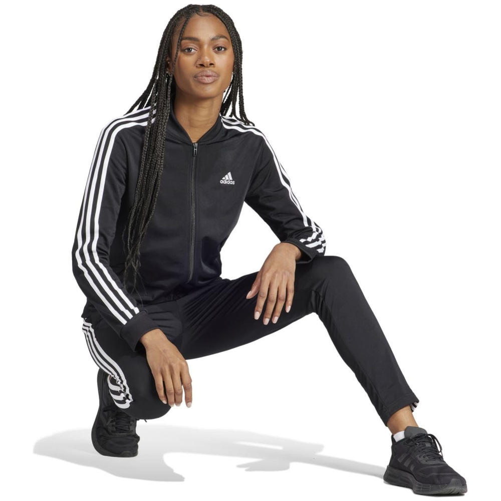 Adidas Essentials 3-Streifen Damen Trainingsanzug