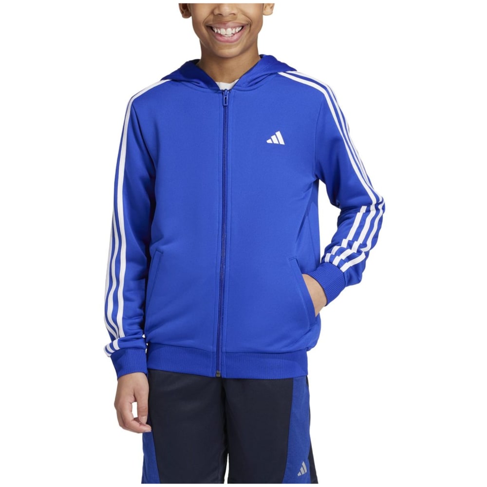 Adidas Train Essentials Aeroready 3-Streifen Regular-Fit Jungen Kapuzensweater