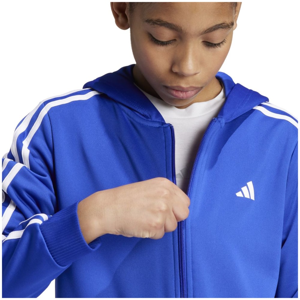 Adidas Train Essentials Aeroready 3-Streifen Regular-Fit Jungen Kapuzensweater