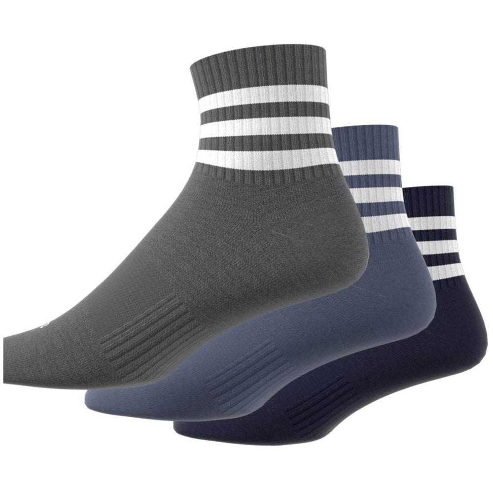 Adidas 3-Streifen Cushioned Sportswear Mid-Cut Socken, 3 Paar Unisex