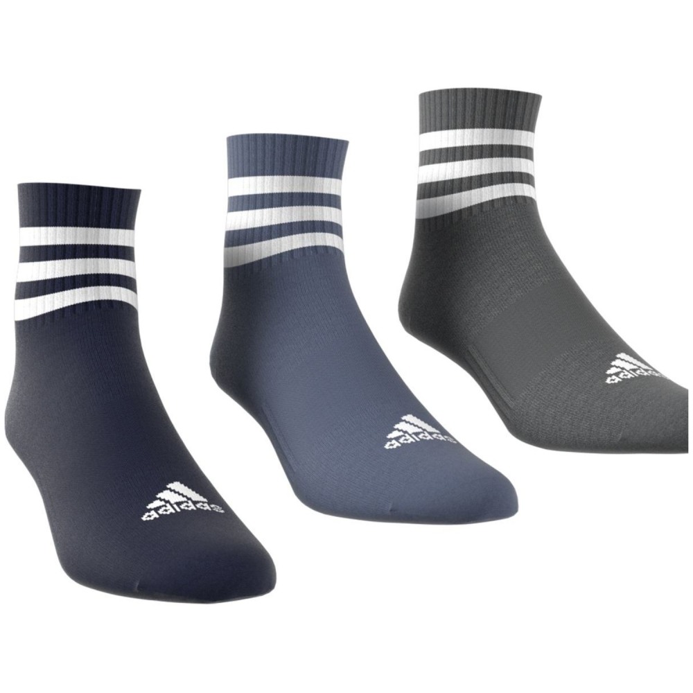 Adidas 3-Streifen Cushioned Sportswear Mid-Cut Socken, 3 Paar Unisex