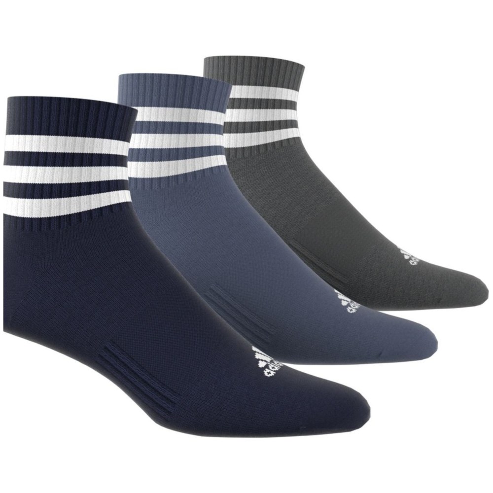 Adidas 3-Streifen Cushioned Sportswear Mid-Cut Socken, 3 Paar Unisex