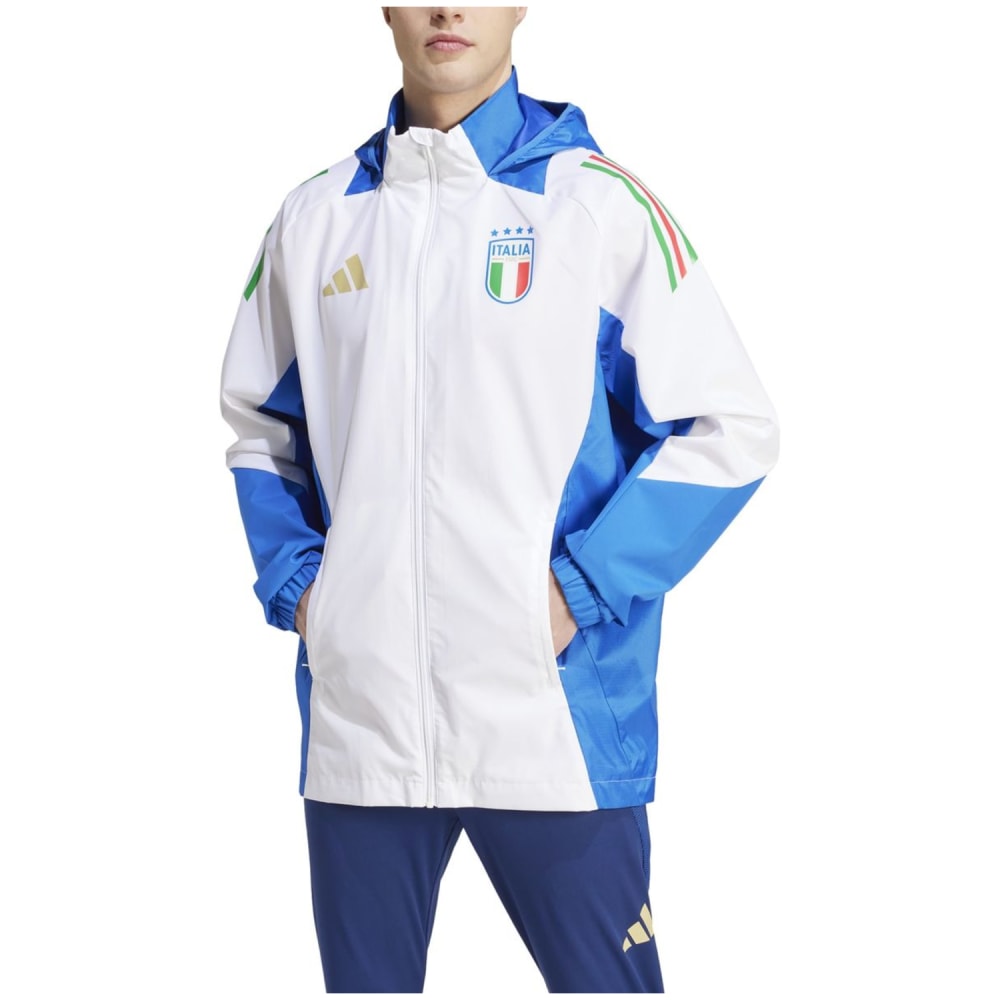 Adidas Italy 2024 Tiro24 Competition ALL Weather Jacket Herren