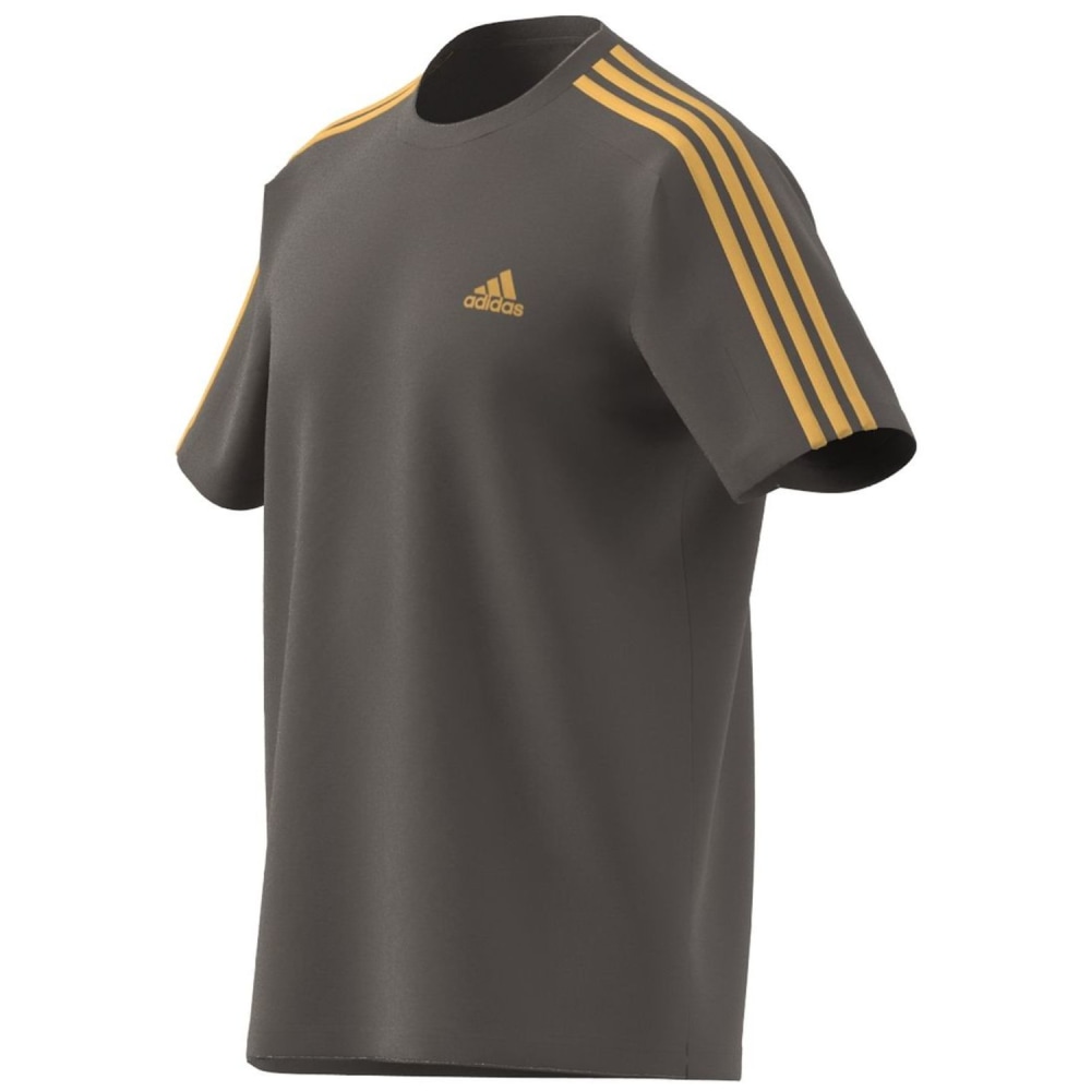 Adidas Essentials Single Jersey 3-Streifen T-Shirt Herren