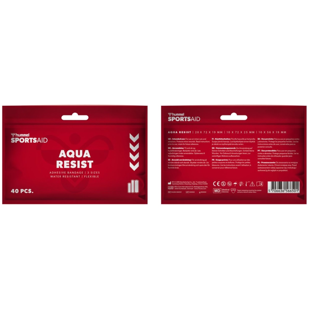 Hummel Aqua Resist 40 Pieces Erste-Hilfe Material