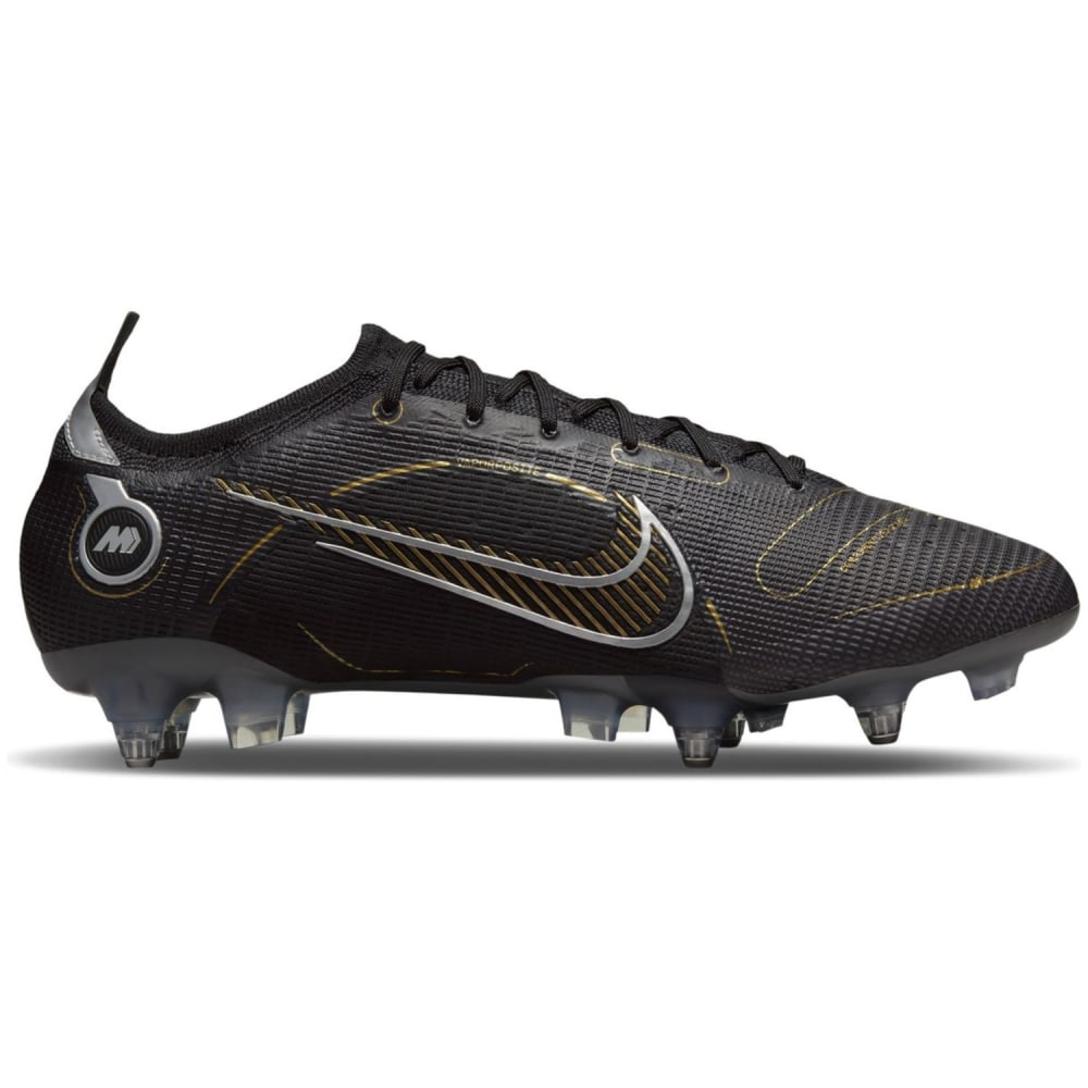 Black and gold nike mercurial sales