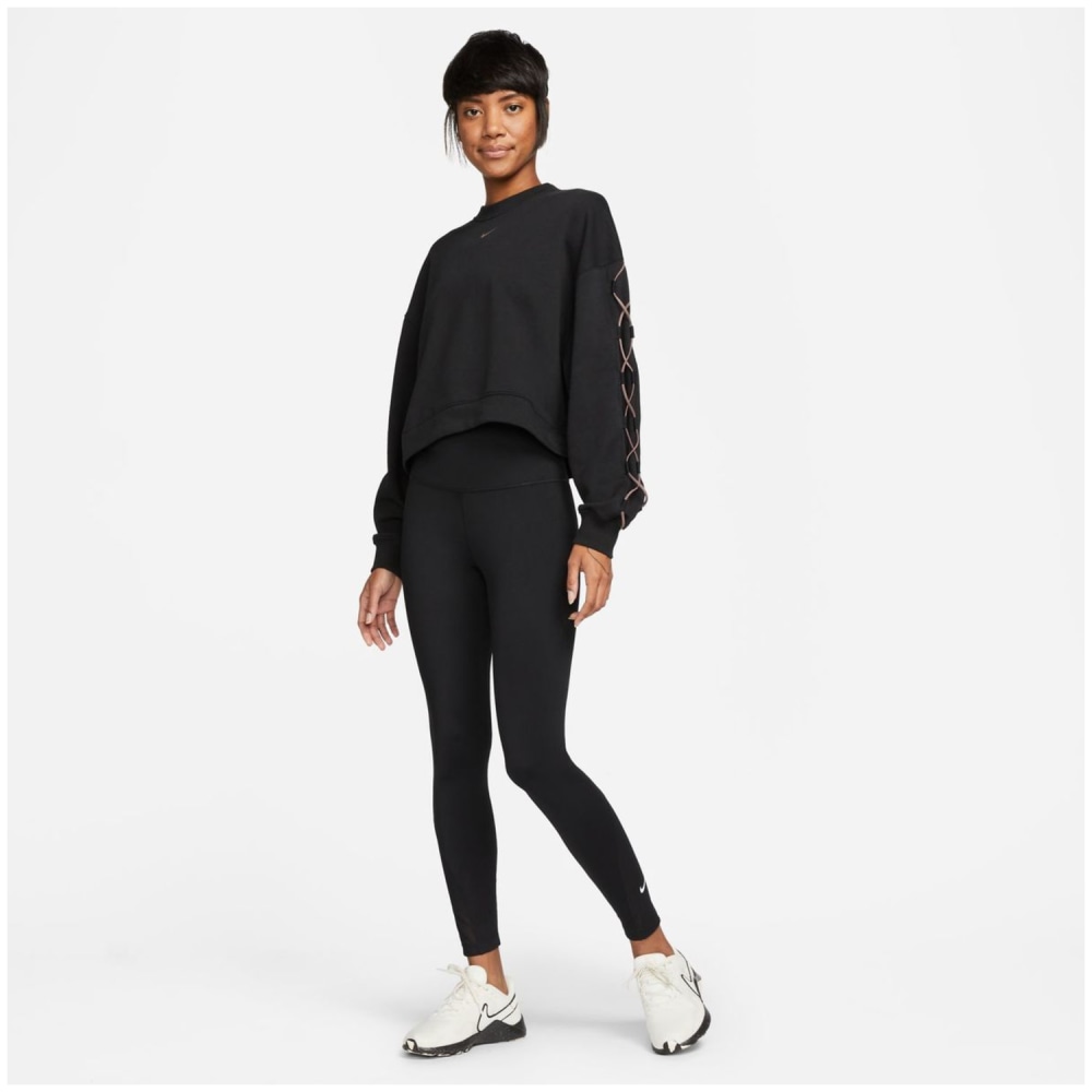 Nike Dri-FIT Get Fit Lace-Up Crew-Neck Top Damen Sweatshirt