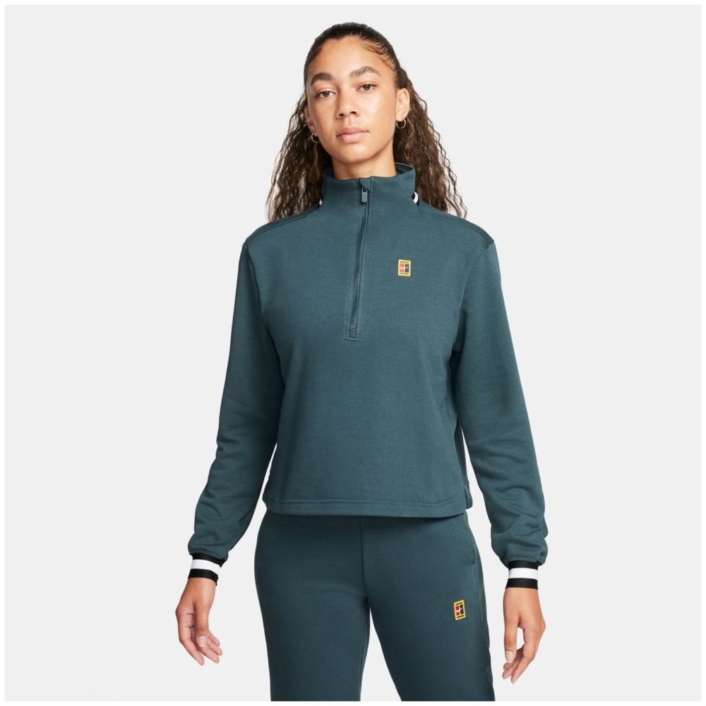 Nike NikeCourt Dri-Fit Heritage Top Damen Sweatshirt