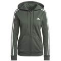 Adidas Essentials Fleece 3-Streifen Kapuzenjacke Damen