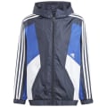 Adidas Colorblock 3-Streifen Regular Fit Windbreaker Kinder