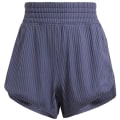 Adidas Pacer All Gym Seasonal Rib High-Rise Tonal 3-Streifen Damen Shorts