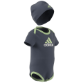 Adidas Essentials Big Logo Body und Beanie Kids Geschenkset Kinder