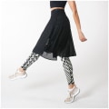Beachbody Sheer Mesh Split Skirt Damen Rock