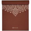 Gaiam Intense Rust Sundial Flower Yoga 5 mm Classic Printed Yoga-Matten