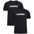Hummel Eletal 2er-Pack Logo Herren T-Shirt