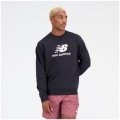 New Balance NB Essentials Stacked Logo Fleece Crew Herren T-Shirt