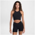 Nike One Twist Light-Support Lightly-Lined High-Neck Damen T-Shirt