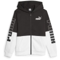 Puma Power Colorblock Full-zip Fl Jungen Kapuzensweater