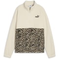 Puma ESS Graphic Animal Relaxed Half-Zip Crew Damen Sweatshirt
