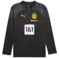 Puma Borussia Dortmund Training 1/4 Zip Top W/ Sponsor Herren T-Shirt