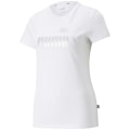Puma Ess+ Metallic Logo Tee Damen T-Shirt