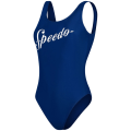 Speedo Logo Deep U-Back Damen Badeanzug