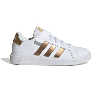 Adidas Grand Court Sustainable Lifestyle Court Elastic Lace and Top Strap Schuh Kinder