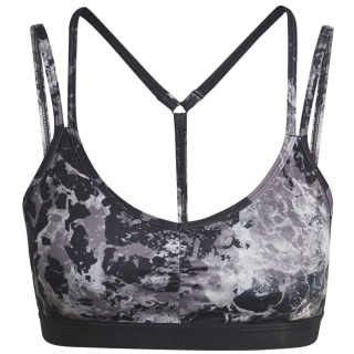 Adidas Yoga Essentials Studio Light-Support Allover Print Sport-BH Damen