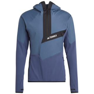 Adidas Techrock Ultralight 1/2-Zip Hooded Fleece Jacket Herren Fleecejacke