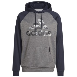 Adidas AEROREADY Game and Go Camo Logo Hoodie Herren