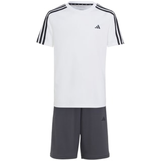 Adidas Train Essentials Aeroready 3-Streifen Regular-Fit Training Set Kinder Trainingsanzug