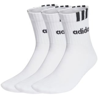 Adidas 3-Streifen Linear Half-Crew Cushioned Socken, 3 Paar Unisex