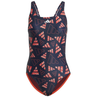 Adidas 3 Bar Logo Graphic Badeanzug Damen