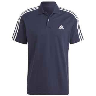 Adidas Essentials Piqué Embroidered Small Logo 3-Streifen Poloshirt Herren