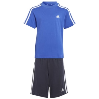 Adidas Essentials 3-Streifen Set aus und Kinder Jogginganzug