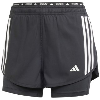 Adidas Own the Run 3-Streifen 2-in-1 Damen Shorts