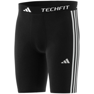 Adidas Techfit Compression Training 3-Streifen kurze Herren Tights