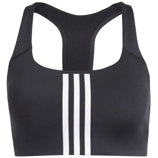 Adidas Powerimpact Training Medium-Support 3-Streifen Sport-BH Damen Sport-BH
