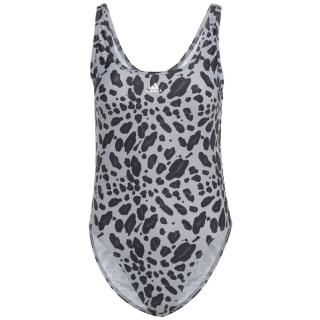 Adidas Essentials Animal Print U-Back Badeanzug Damen