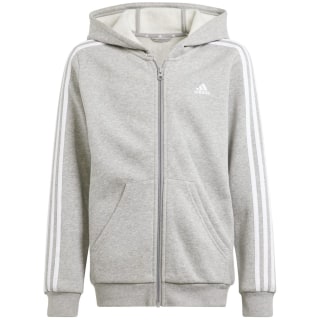 Adidas Essentials 3-Streifen Fleece Kinder Kapuzensweater