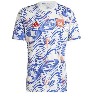 Adidas Olympique Lyon 2024/2025 Pre-Match Herren Trikot