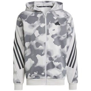 Adidas Future Icons 3-Streifen Allover Print Herren Kapuzensweater