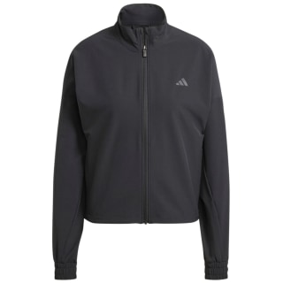 Adidas Pacer All Gym Tonal 3-Streifen Woven Jacke Damen Rollkragenpullover
