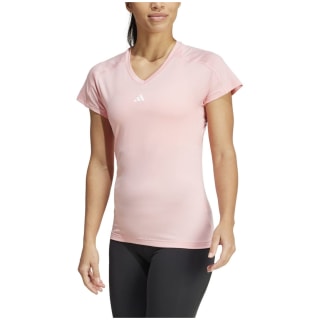 Adidas Aeroready Train Essentials Minimal Branding V-Neck Damen T-Shirt